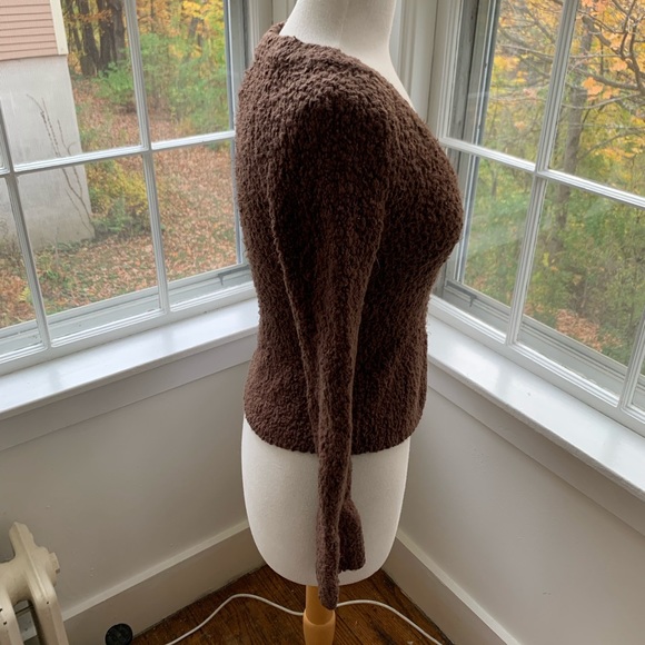 TWIGGY soft stretchy scoop neck bodycon sweater - Picture 4 of 7